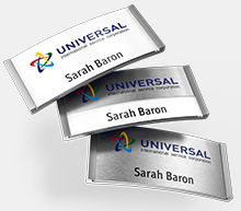 Curved polar® name badges